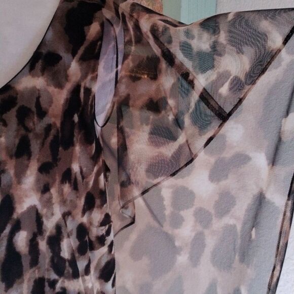 Dress Barn Collection Animal Print Evening Dress - Picture 7 of 16